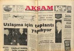 Akşam Gazetesi 10 Haziran 1966 - Cevdet Sunayİslamiyet Gerici Değildir GZ61177 - 1