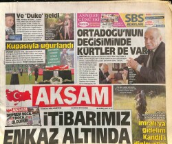Akşam Gazetesi 10 Mayıs 2013 - Yeni İpek Yolları Bulan Türkiye Ticarette ABden Vazgeçiyor GZ100658 - 2