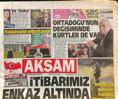 Akşam Gazetesi 10 Mayıs 2013 - Yeni İpek Yolları Bulan Türkiye Ticarette ABden Vazgeçiyor GZ100658 - 2