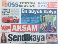 Akşam Gazetesi 10 Temmuz 2006 - Sendikaya Don Davası GZ43083 - 1