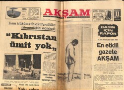 Akşam Gazetesi 11 Ağustos 1966 - Türkiyede Beş Milyon İşsiz Olduğu Açıklandı GZ72318 - 2