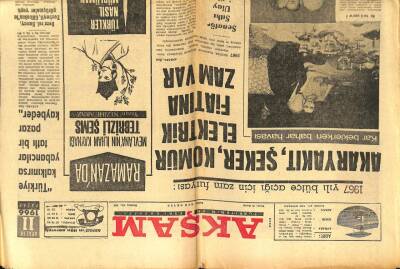 Akşam Gazetesi - 11 Aralık 1966 - Akaryakıt,Şeker,Kömür,Elektrik Zamlandı GZ99862 - 1