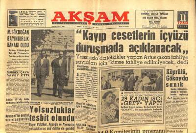 Akşam Gazetesi - 11 Eylül 1960 - Yassıadada Kayıp Cesetlerin İç Yüzü Duruşmada Açıklanacak GZ99666 - 1