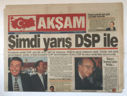 Akşam Gazetesi 11 Eylül 1995 - Türkiyenin Kaderi Delegelerin Elinde GZ5594 - 1