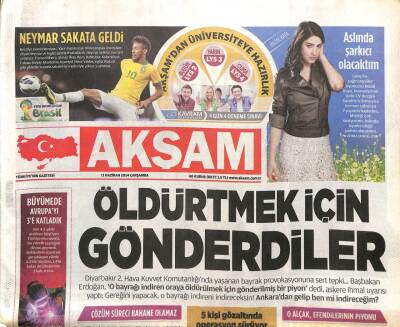 Akşam Gazetesi 11 Haziran 2014 - Hazal Kaya,Aslında Şarkıcı Olacaktım GZ104492 - 1