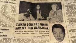 Akşam Gazetesi 11 Kasım 1963 - Türkan Şoray İle Annesi Nihayet Dün Barıştılar GZ87802 - 2