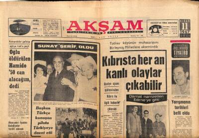 Akşam Gazetesi 11 Nisan 1967 - Akaryakıt Fiyatını Belediyeler Tespit Edecek GZ87670 - 1