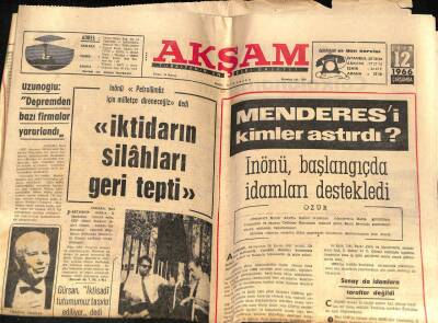 Akşam Gazetesi 12 Ekim 1966 - 22 Türk İşçisi Önce Hollandada Sonra da Yeşilköyde Tutuklandı GZ72313 - 2
