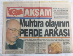 Akşam Gazetesi 12 Ekim 1995 - Muhtıra Olayının Perde Arkası - GZ17678 - 1