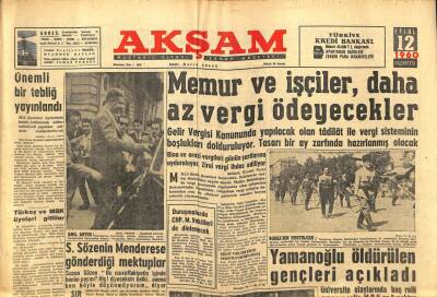 Akşam Gazetesi - 12 Eylül 1960 - Sözenin Menderese Gönderdiği Mektuplar GZ99665 - 1