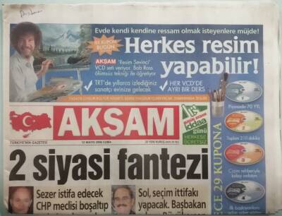 Akşam Gazetesi 12 Mayıs 2006 Ankarayı Sallayacak Projeler -GZ44655 - 1