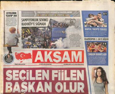 Akşam Gazetesi 12 Mayıs 2014 - Ford Otosanın Yeni Bebeği Gölcükten Dünyaya Gidecek - ABD İle Ortak Paralel Borsa GZ106810 - 1