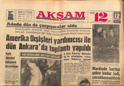 Akşam Gazetesi 12 Şubat 1964 - Filiz Akın Nihayet TÜRKER İnanoğlunda Karar Kıldı... GZ92235 - 1