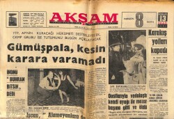 Akşam Gazetesi 13 Aralık 1963 - 70 Bin Liralık Elmas Çöpler Arasında Aranıyor GZ60525 - 2