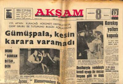 Akşam Gazetesi 13 Aralık 1963 - 70 Bin Liralık Elmas Çöpler Arasında Aranıyor GZ60525 - 2