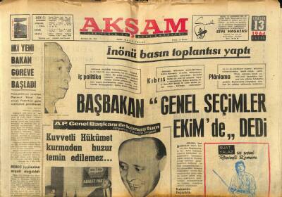 Akşam Gazetesi 13 Aralık 1964 - Mankenlik Yapan Yıldız Kenter Ve Algan Heyecanlanıp Acemi Acemi Yürüdüler GZ82337 - 1
