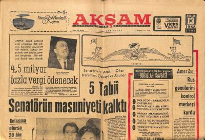 Akşam Gazetesi 13 Aralık 1968 - İtalyan Filmci Tatko , Suriyeli Muhammed Çıktı - Öldürülen Kennedynin Bir Kızı Oldu GZ92381 - 1