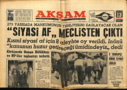 Akşam Gazetesi 13 Ekim 1962 - İstanbulun Fethini İtalyanlar Çevirecek GZ60404 - 2