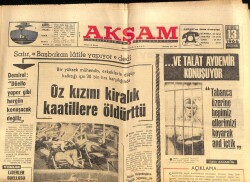 Akşam Gazetesi 13 Ekim 1966 - ...Ve Talat Aydemir Konuşuyor Tabanca Üzerine Hepimiz Ellerimizi Koyarak And İçtik GZ72260 - 1