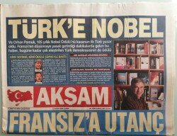 Akşam Gazetesi 13 Ekim 2006 Utanç Yasası Kabul Edildi - Ankara Ve Avrupadan Ortak Tavır -GZ44082 - 1