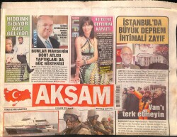Akşam Gazetesi 13 Kasım 2011 - Arap Birliği Esad'ın İpini Çekti GZ160063 - Gökçekoleksiyon