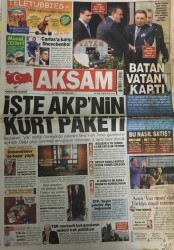 Akşam Gazetesi 13 Mart 2008-İşte AKPnin Kürt Planı GZ45508 - 1