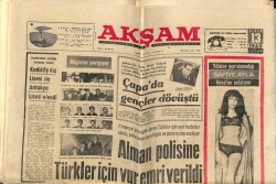 Akşam Gazetesi 13 Nisan 1969 - Kültür Sarayı Aida Ve Çeşmebaşı İle Açıldı GZ60539 - 1