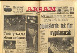 Akşam Gazetesi 13 Şubat 1967 - Kanuniye Ait Türk Pulu 1966nın En Başarılı 9 Pulu Arasında GZ60591 - 1