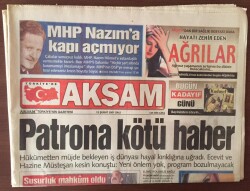 Akşam Gazetesi 13 Şubat 2001 - Dört Yıldır Süren Susurluk Davasında Ceza Yağdı GZ10174 - 2
