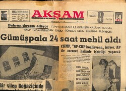 Akşam Gazetesi 14 Aralık 1963 - Gümüşpala 24 Saat Mehil Aldı GZ60526 - 1