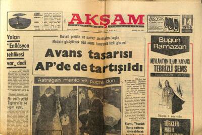 Akşam Gazetesi 14 Aralık 1966 - Zeki Müren Bir Şarkıyla 35 Bin Lira Topladı GZ97606 - 1