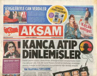 Akşam Gazetesi 14 Şubat 2015 - Erdoğan ABD Katliama Susarsa Işide Söz Söyleyemez GZ107460 - 1