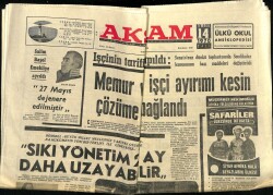 Akşam Gazetesi 14 Temmuz 1970 - Memur İşçi Ayrımı Kesin Çözüme Bağlandı GZ60462 - 2