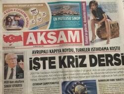 Akşam Gazetesi 15 Nisan 2014-Soruları Çalıp TSKya Sızdılar GZ45089 - 2