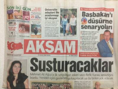 Akşam Gazetesi 15 Ocak 2006 - Erdoğanı Düşürme Senaryoları GZ29888 - 1