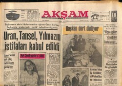 Akşam Gazetesi 16 Ağustos 1968 - Gönül Akkor Türk Müziği Taassupla Yürümez GZ92416 - 1