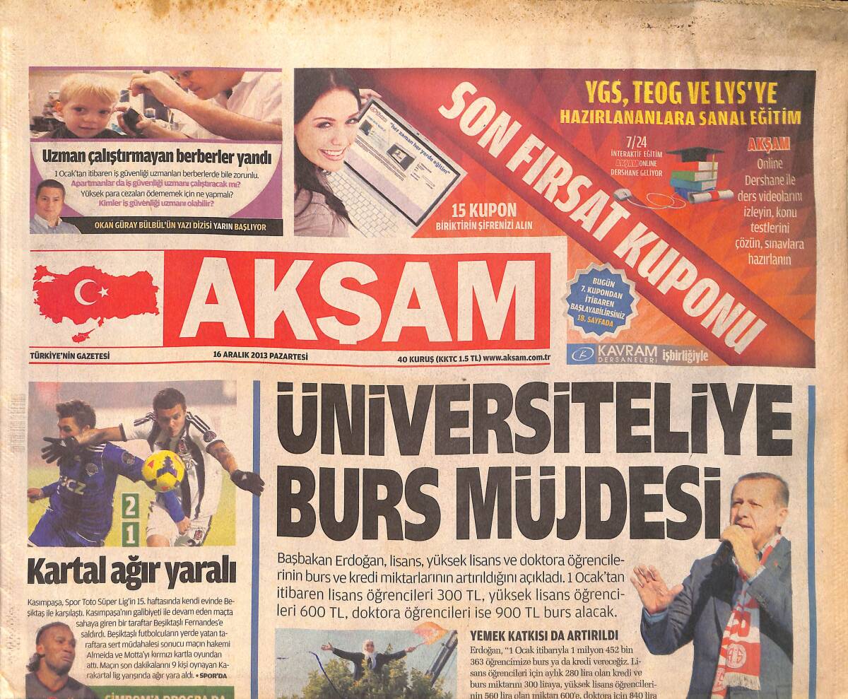 Akşam Gazetesi 16 Aralık 2013 - İşte Yeni Mercedes C Serisi GZ160064 - 1