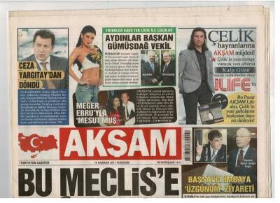 Akşam Gazetesi 16 Haziran 2011 - Çelik Beş Yıl Sonra Kalp Gözünü Açtı GZ48104 - 1