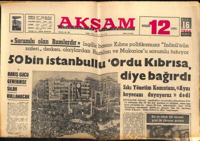 Akşam Gazetesi 16 Mart 1964 - Belçikadaki İşçiler Almanyaya Kaçırılıyor GZ87725 - 1