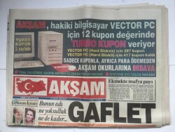 Akşam Gazetesi 16 Nisan 1996 - Ecevitin Irak Planı GZ7101 - 2