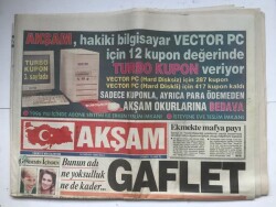 Akşam Gazetesi 16 Nisan 1996 - Ecevitin Irak Planı GZ7101 - 1