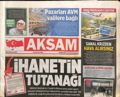 Akşam Gazetesi 16 Ocak 2015 - Kanadalı Telefon Üreticisi Blackberry,Şirketin Samsunga Satıldığı Haberlerini Yalanladı GZ106044 - 1