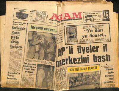Akşam Gazetesi - 16 Temmuz 1968 - 6.Filo Erlerine Boya Atıldı GZ99858 - 1