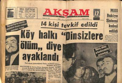 Akşam Gazetesi 17 Ocak 17 Ocak 1965 - Milli Bakiye Sistemi Kabul Edildi GZ87766 - 1