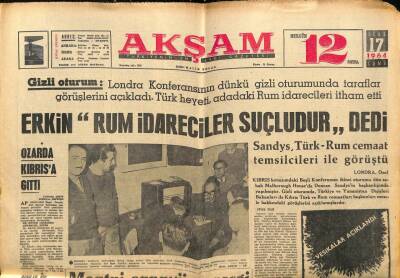 Akşam Gazetesi 17 Ocak 1964 - Gönül Yazar Zeki Mürenle Evlenebilirim GZ87697 - 1