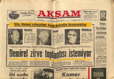 Akşam Gazetesi 17 Ocak 1969 - Kartal Savcısı Disk İddialarını Reddetti - 750 Adet Sahte 500 Liralık Ele Geçti GZ92397 - 1