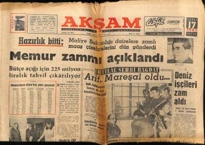 Akşam Gazetesi 17 Şubat 1963 - Lübnana Kaçırılan 33 Türk Yurda Döndü GZ71960 - 1