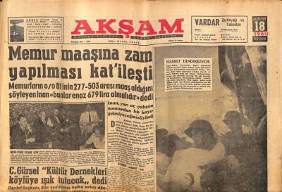 Akşam Gazetesi 18 Ağustos 1960 - Radyo Sanatkarlarının İmtihanına Başlandı GZ82435 - 1