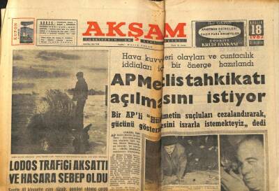 Akşam Gazetesi 18 Aralık 1962 - AP Meclis Tahkikatı Açılmasını İstiyor GZ97837 - 1