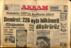 Akşam Gazetesi 18 Aralık 1964 - İstanbulda Metro İle Boğaz Köprüsü Yapılamıyacak GZ60510 - 1